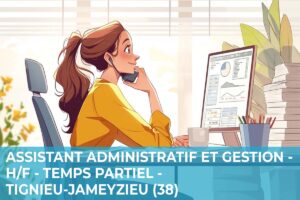 Assistant Administratif et Gestion H/F – Temps Partiel – Tignieu-Jameyzieu (38)