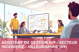 Assistant de Gestion H/F – Secteur de l’Ingénierie  – Villeurbanne (69)