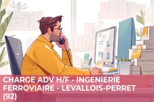 Chargé ADV H/F – Ingénierie ferroviaire – Levallois-Perret (92)