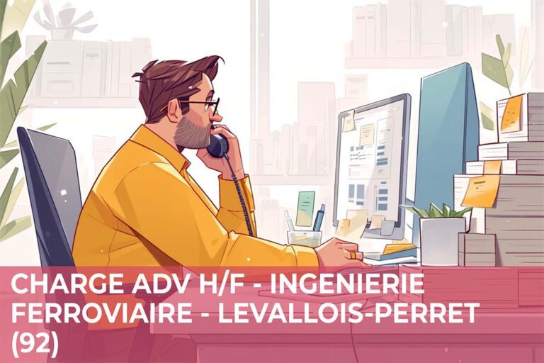 Lire la suite à propos de l’article Chargé ADV H/F – Ingénierie ferroviaire – Levallois-Perret (92)