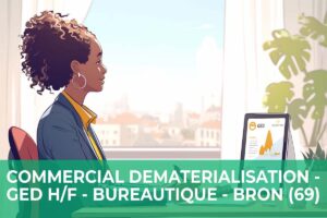 Commercial GED / Dématérialisation H/F – Solutions de dématérialisation et d’impression – Bron (69)