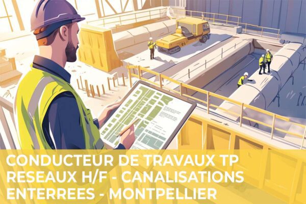 Lire la suite à propos de l’article Conducteur de Travaux TP Réseaux H/F – Canalisations enterrées – Montpellier