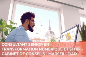 Consultant Senior en Transformation Numérique et SI H/F – Cabinet de Conseils – Aix en Provence / Marseille