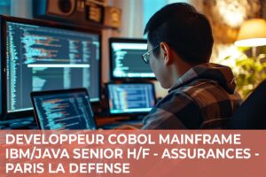 Développeur COBOL Mainframe IBM/Java Senior H/F – Assurances – Paris La Défense