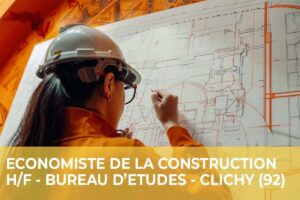 Economiste de la construction H/F – Bureau d’études – Clichy (92)