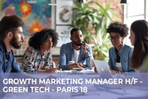 Growth Marketing Manager BtoB H/F – Green Tech – Paris 18