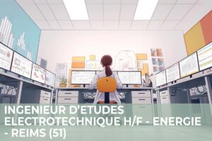 Ingénieur d’Etudes Electrotechnique H/F – Energie – Reims (51)