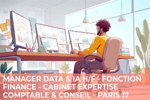 Manager Data & IA Fonction Finance H/F – Paris 17