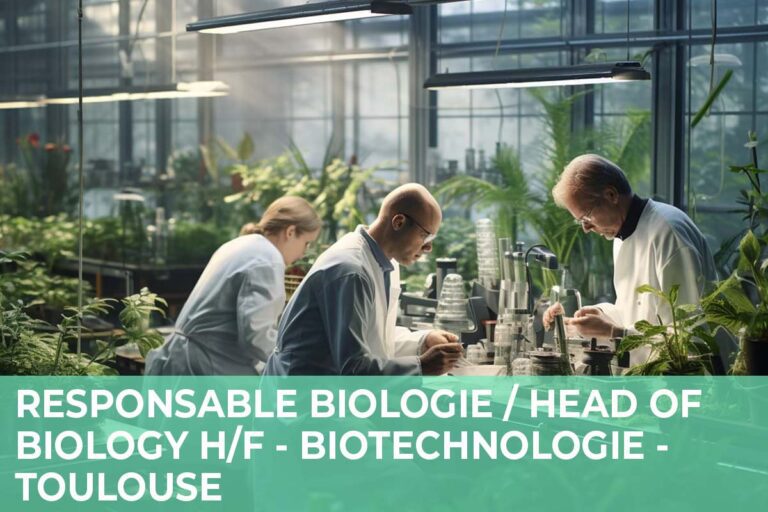 Lire la suite à propos de l’article Responsable Biologie / Head of Biology H/F – Biotechnologie – Toulouse