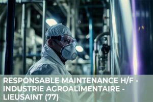 Responsable Maintenance H/F – Industrie Agroalimentaire – Lieusaint (77)