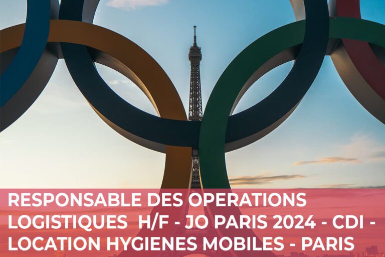 Lire la suite à propos de l’article Responsable des Opérations Logistiques H/F – JO Paris 2024 – CDI – Location Hygiènes Mobiles