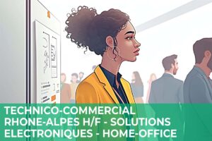 Technico-Commercial Rhône-Alpes H/F – Solutions électroniques – Home-Office