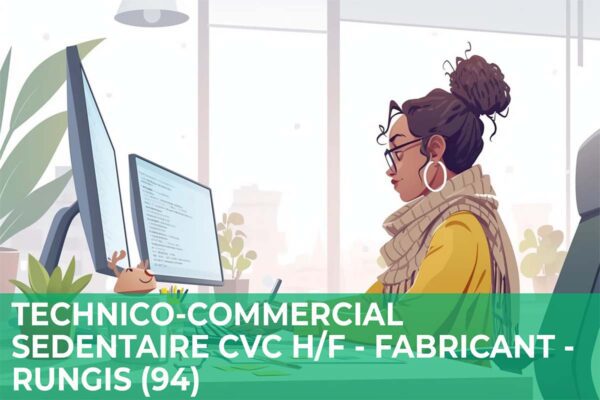 Lire la suite à propos de l’article Technico-Commercial Sédentaire CVC H/F – Fabricant – Rungis (94)